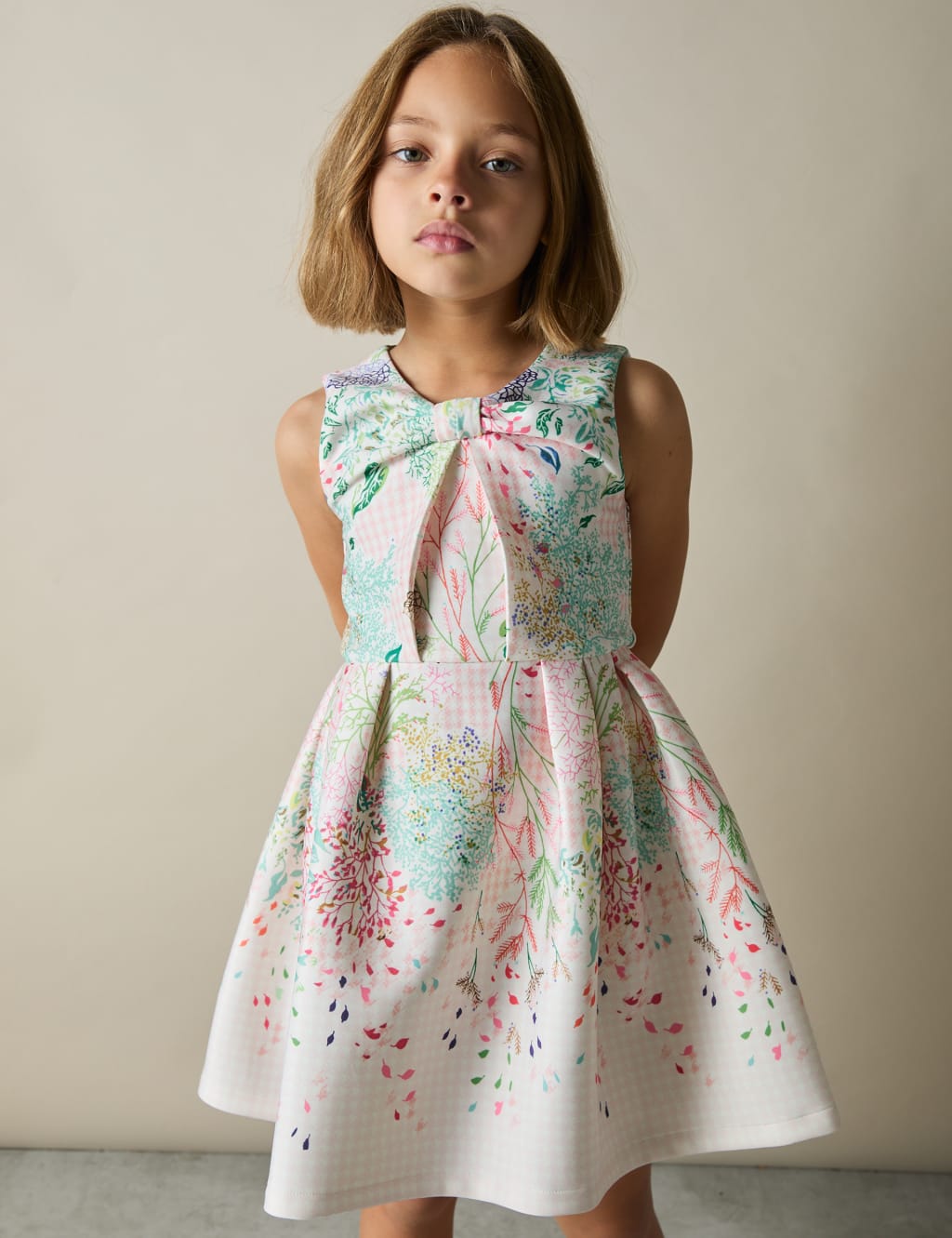 Reiss Girls Floral Party Dress (4-14 Yrs) - 9-10Y - Multi, Multi