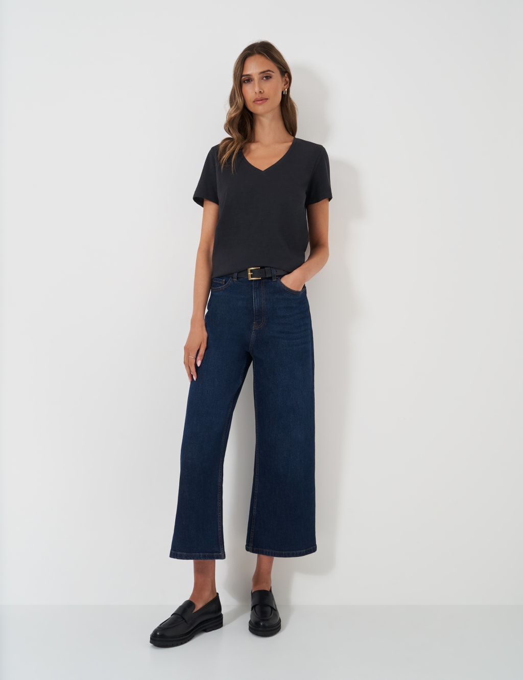 Pure Cotton V-Neck T-Shirt
