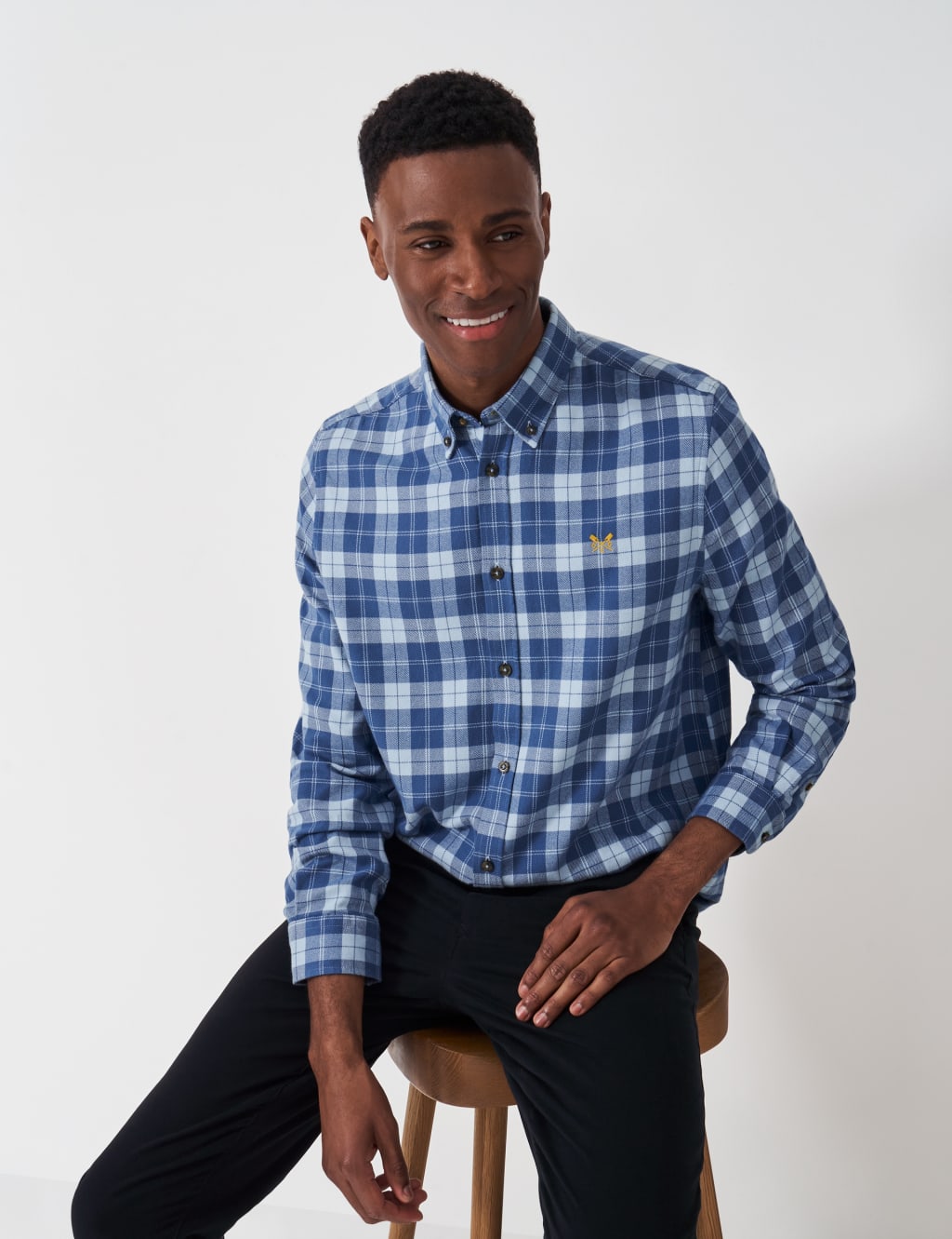 Pure Cotton Check Flannel Shirt