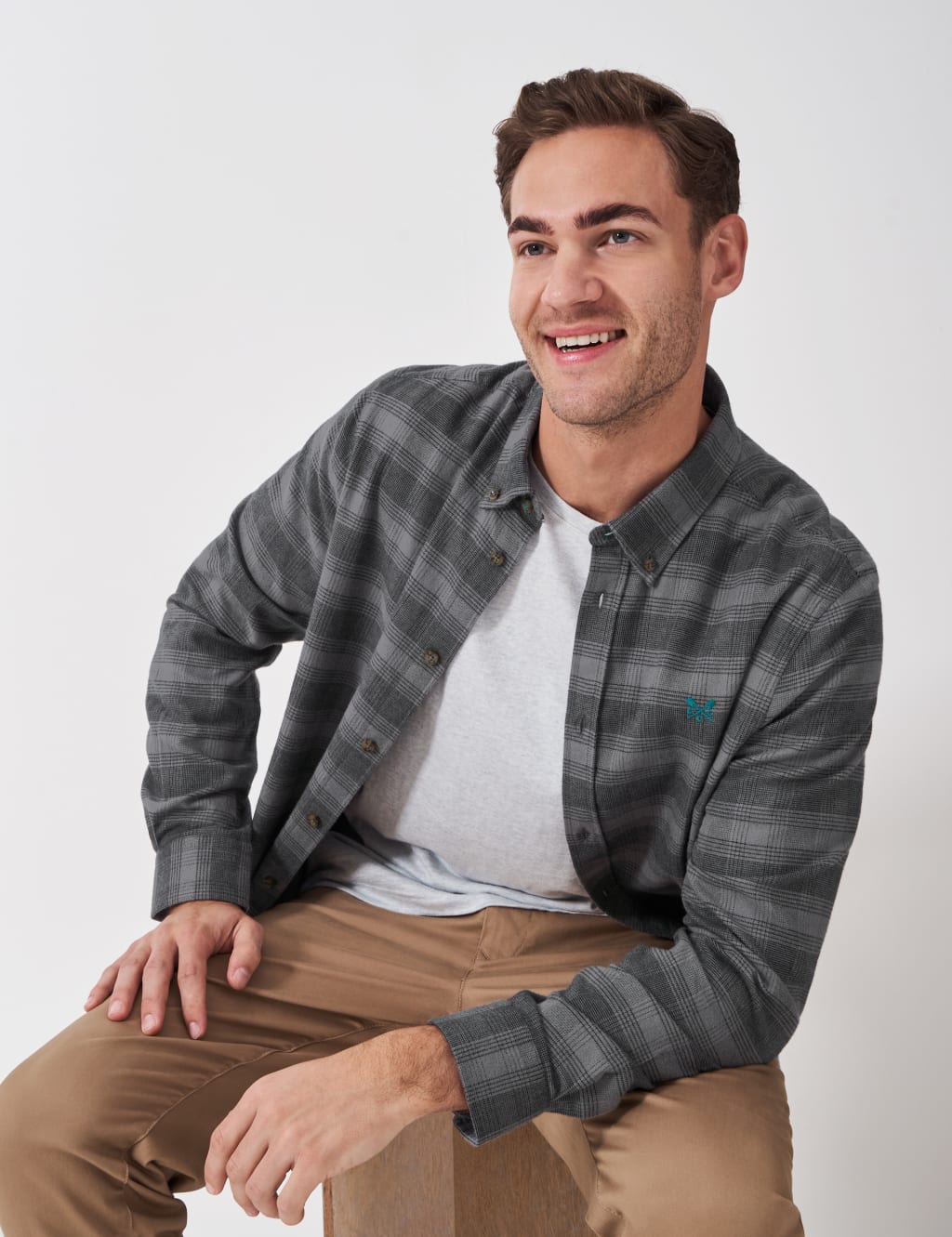 Pure Cotton Check Flannel Shirt