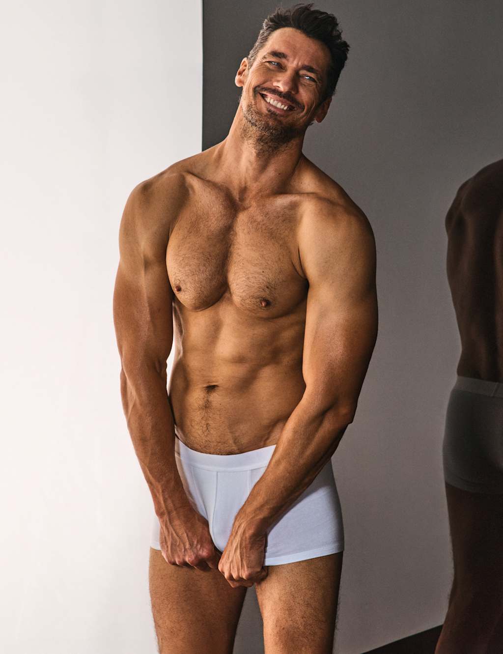 David Gandy Wellwear Men's 3 Pack Ultimate Cotton Modal Trunks - S - Multi - Available at M&S