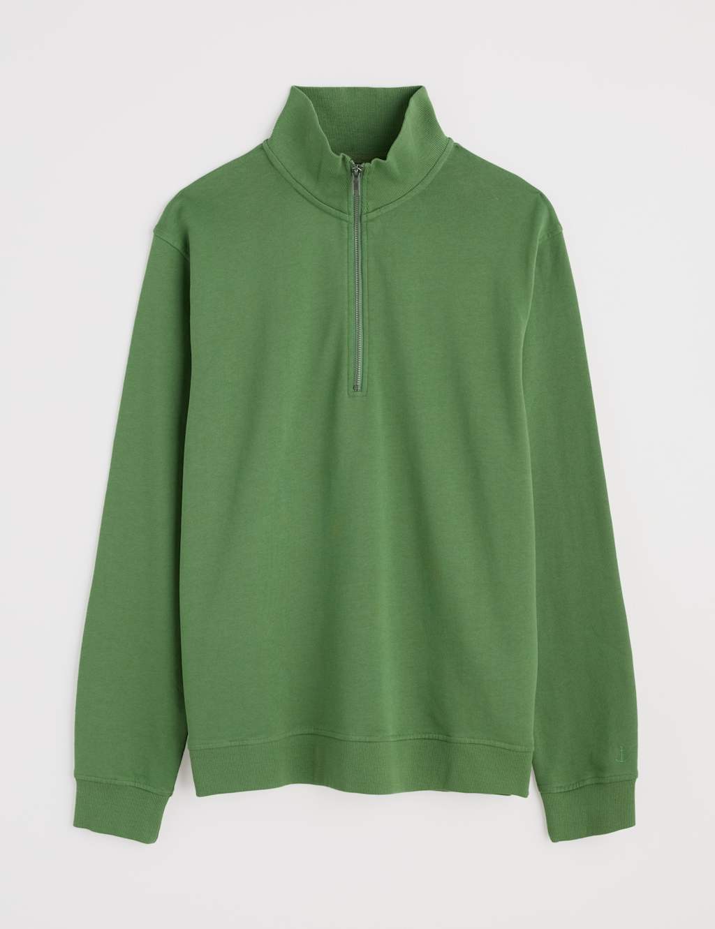 Pure Cotton Half Zip Sweatshirt