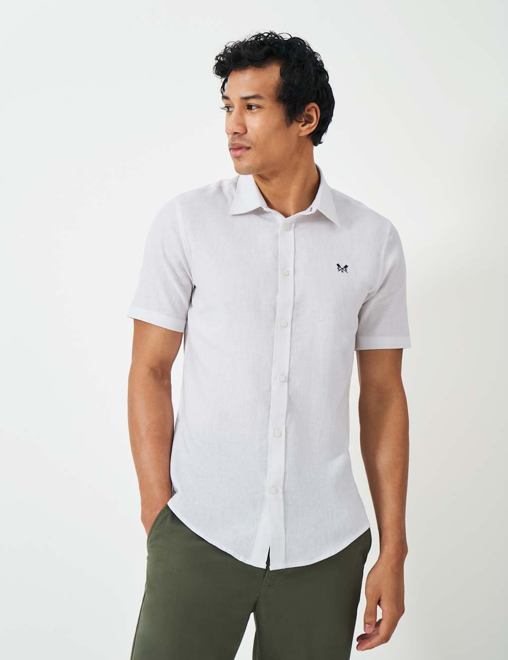 Linen Rich Short Sleeve Shirt