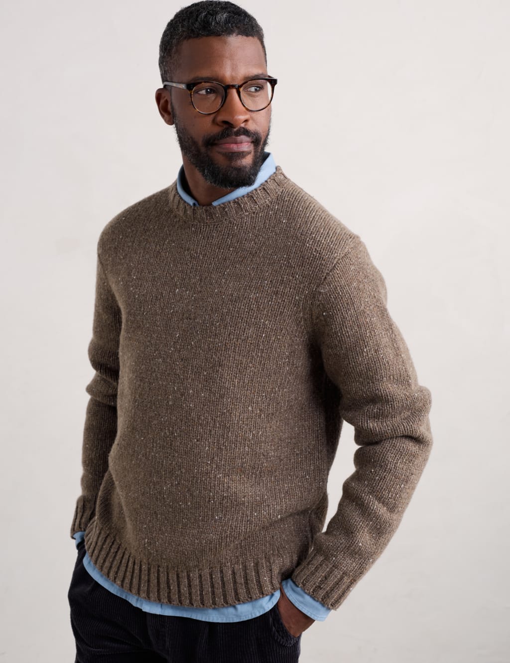 Pure Wool Crew Neck Jumper