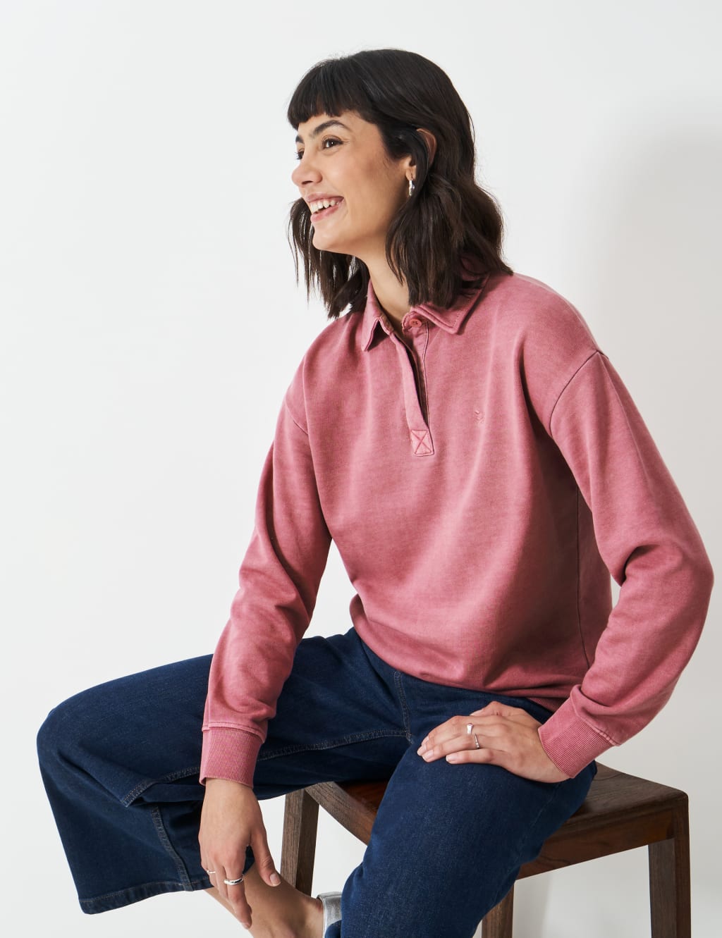 Pure Cotton Rugby Sweatshirt