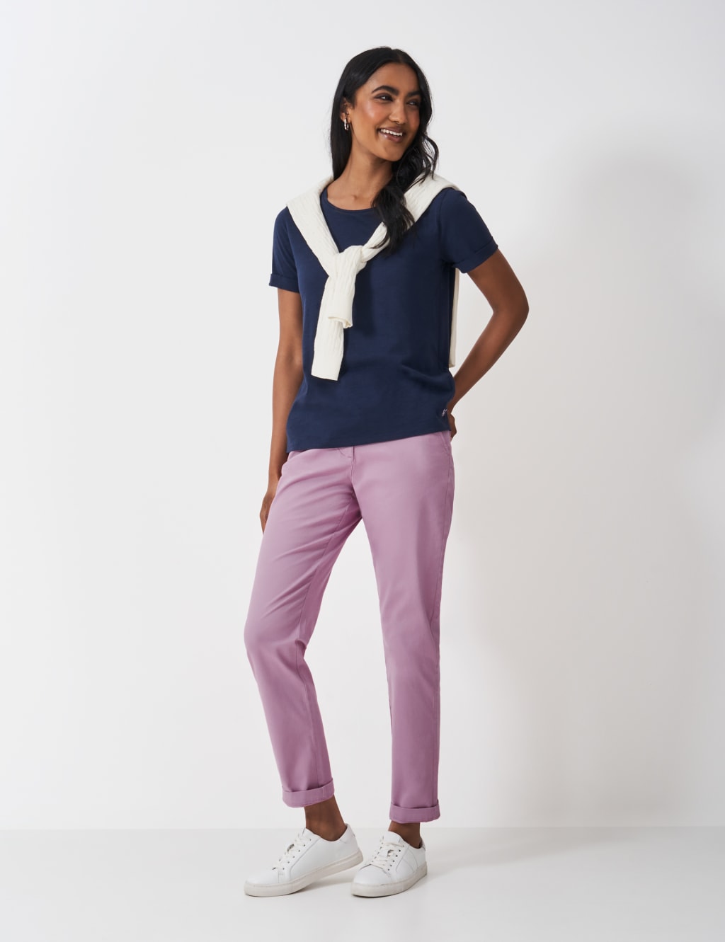 Cotton Rich Straight Leg Chinos