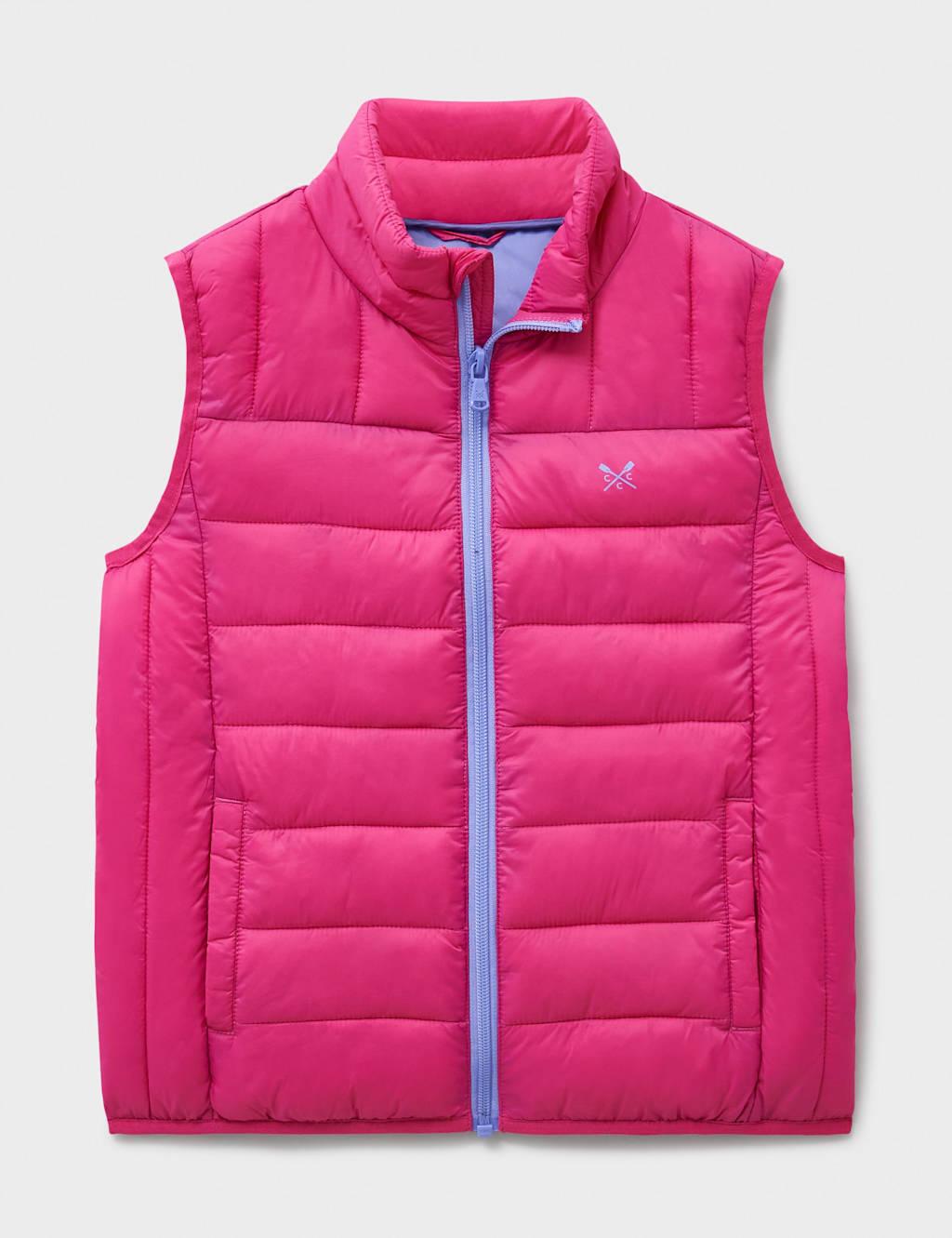 Crew Clothing Padded Quilted Gilet (3-12 Yrs) Pink Magenta
