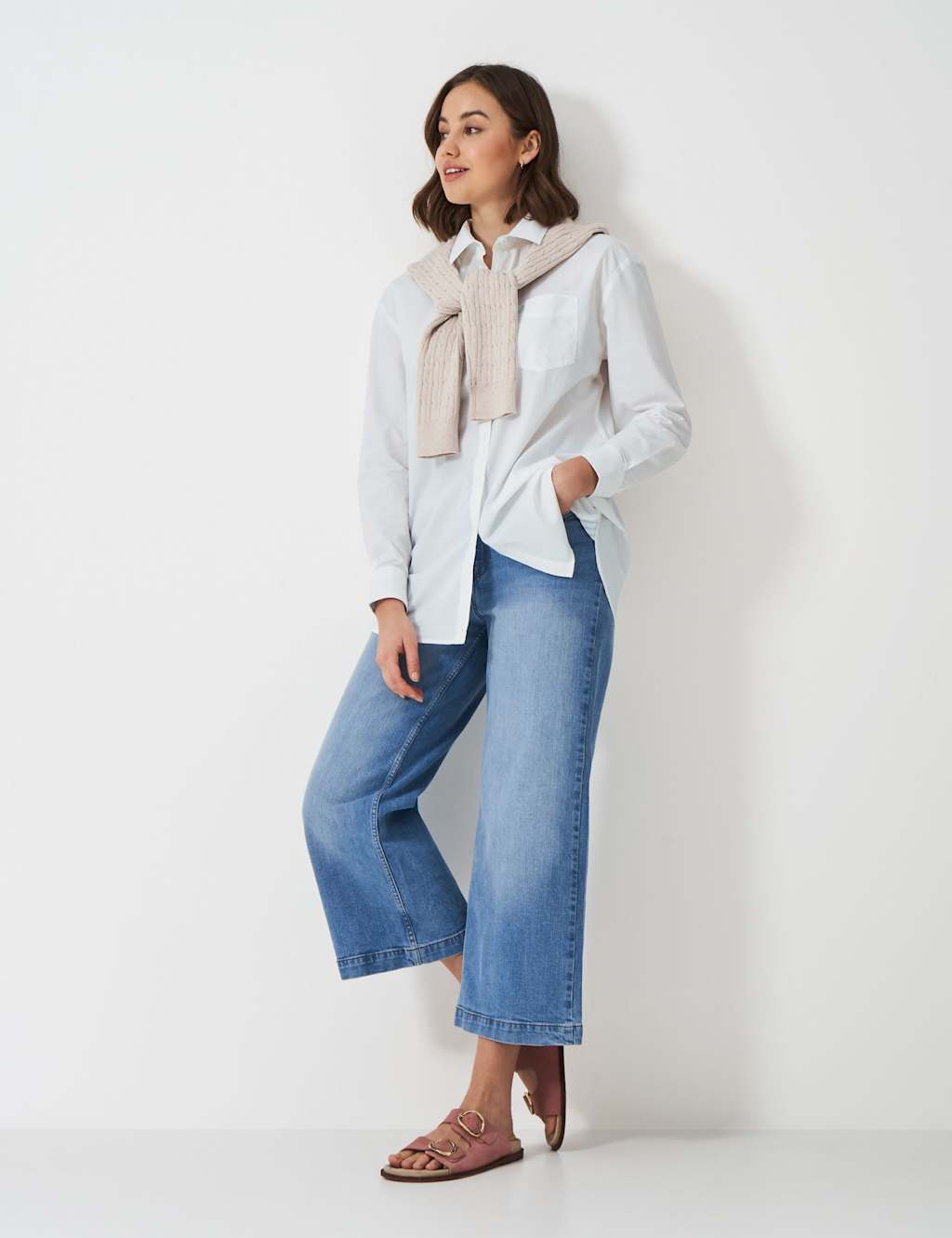 Pure Cotton Striped Relaxed Shirt