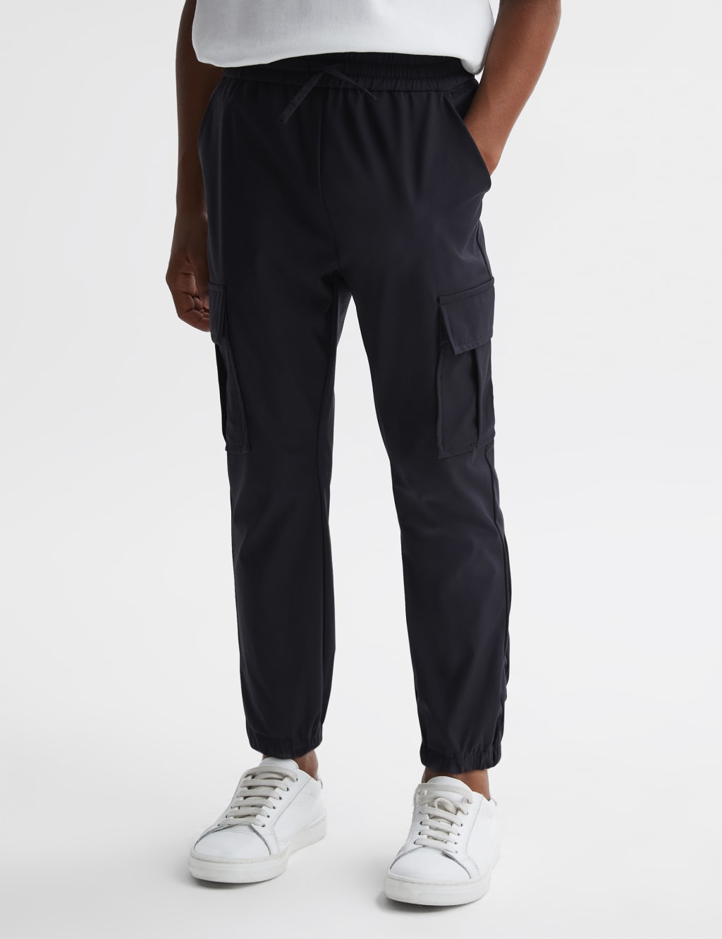 Reiss Boys Cargo Trousers (3-14 Yrs) - 5-6 Y - Navy, Navy