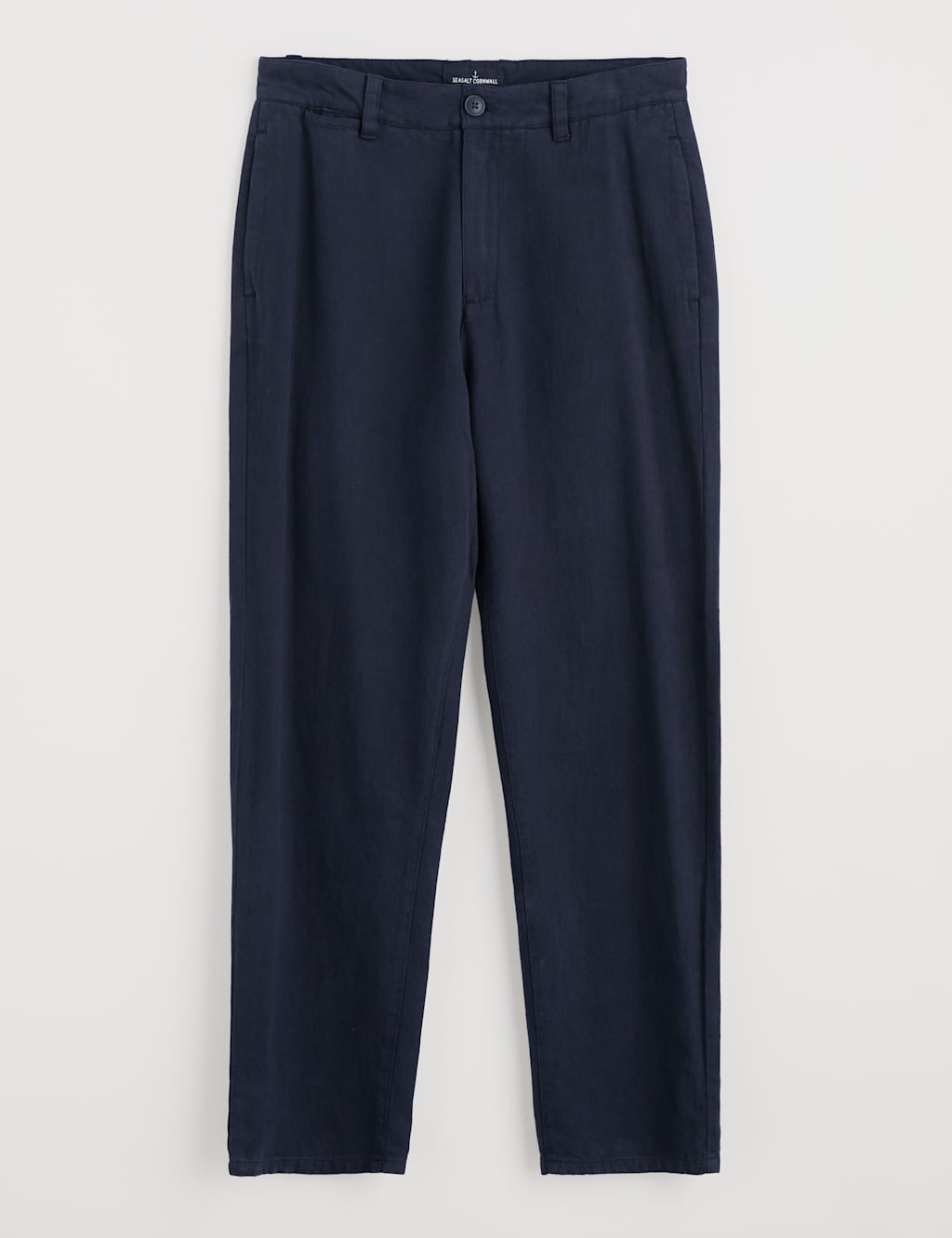 Slim Fit Linen Blend Trousers