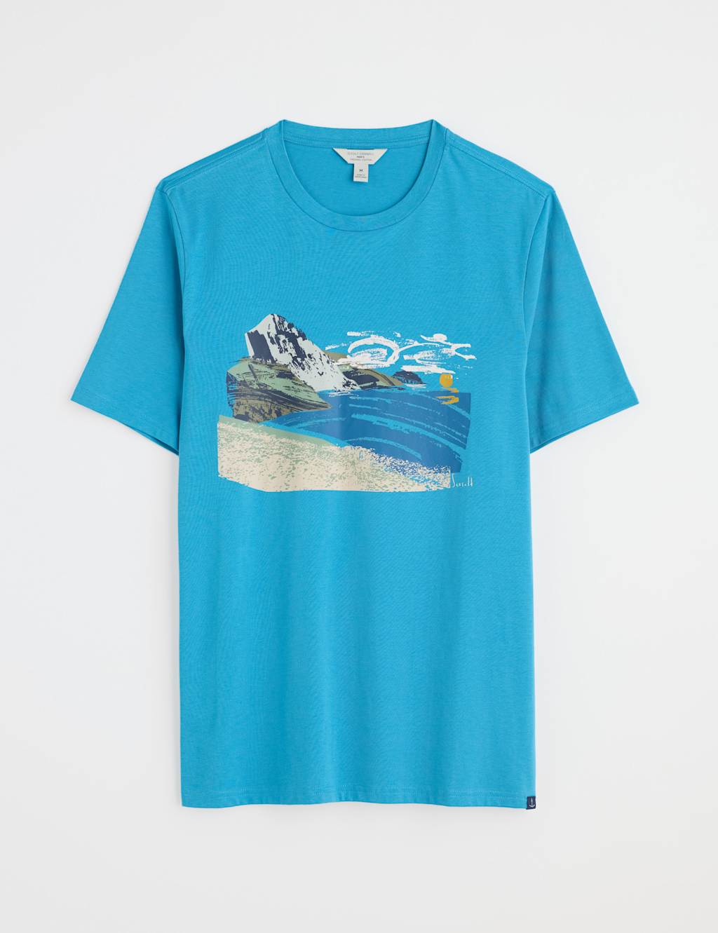 Pure Cotton Sea Graphic T-Shirt