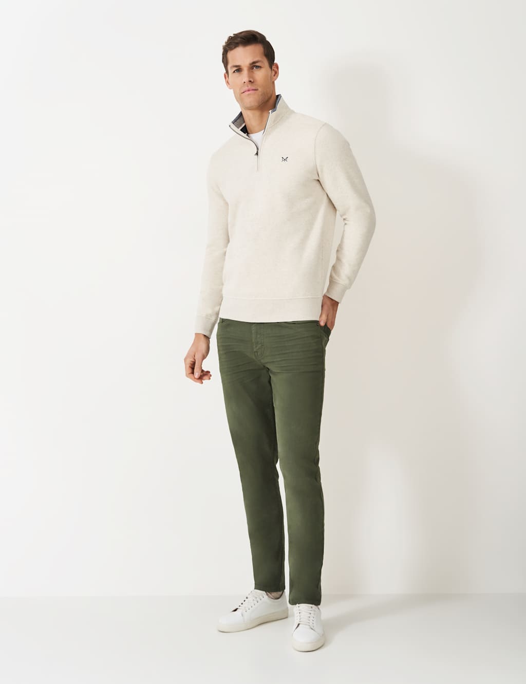 Straight Fit Overdyed 5 Pocket Jeans