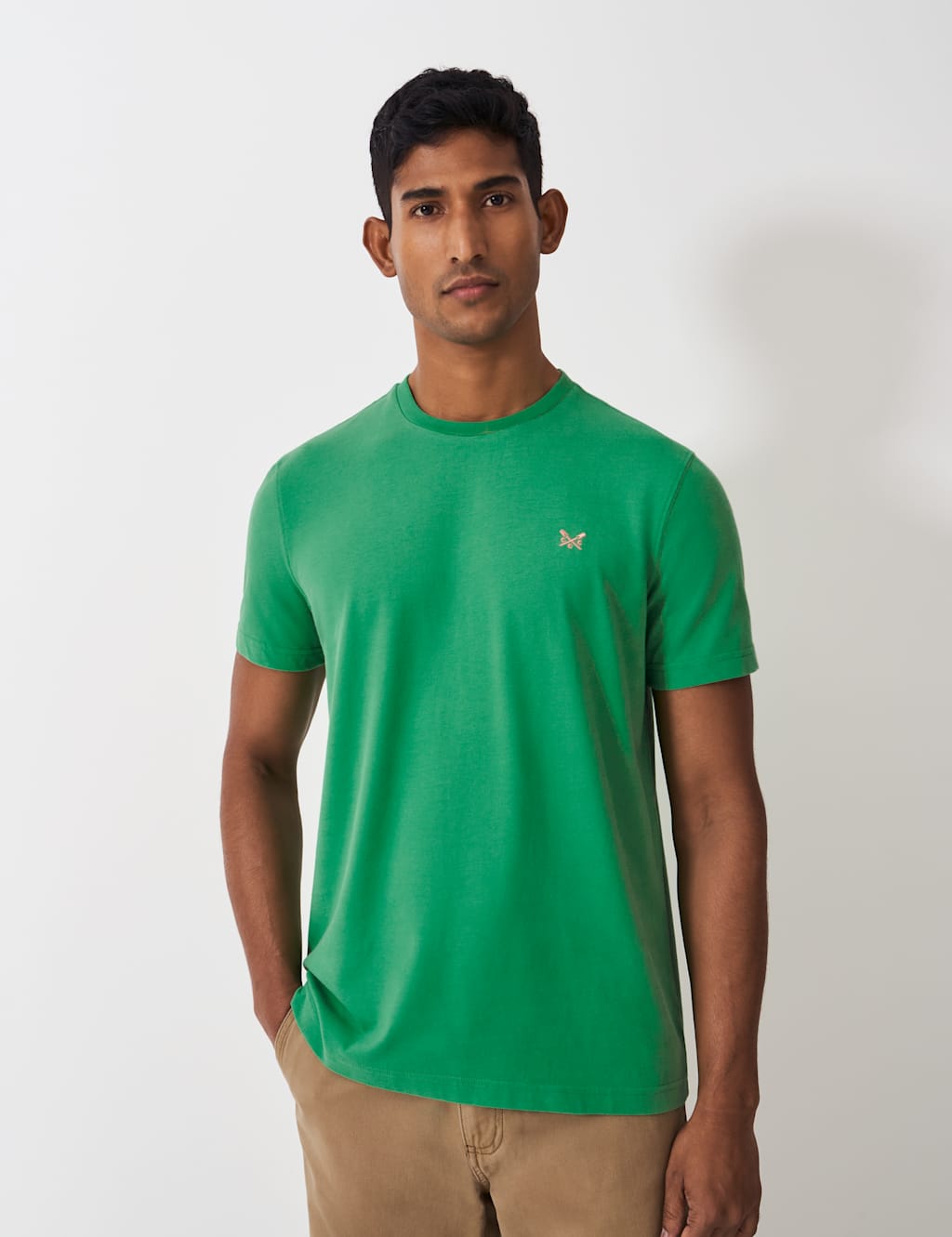 Pure Cotton Crew Neck T-Shirt