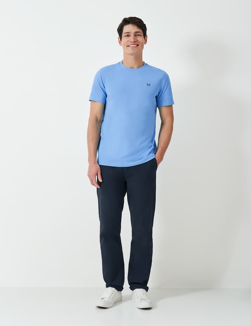 Pure Cotton Crew Neck T-Shirt