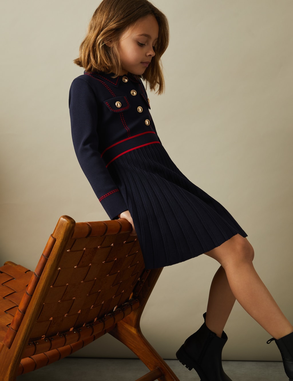 Pleated Dress (4-14 Yrs)