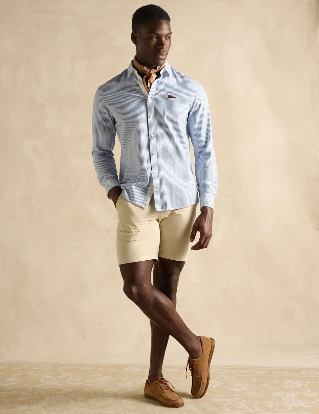 Regular Fit Pure Cotton Striped Shirt