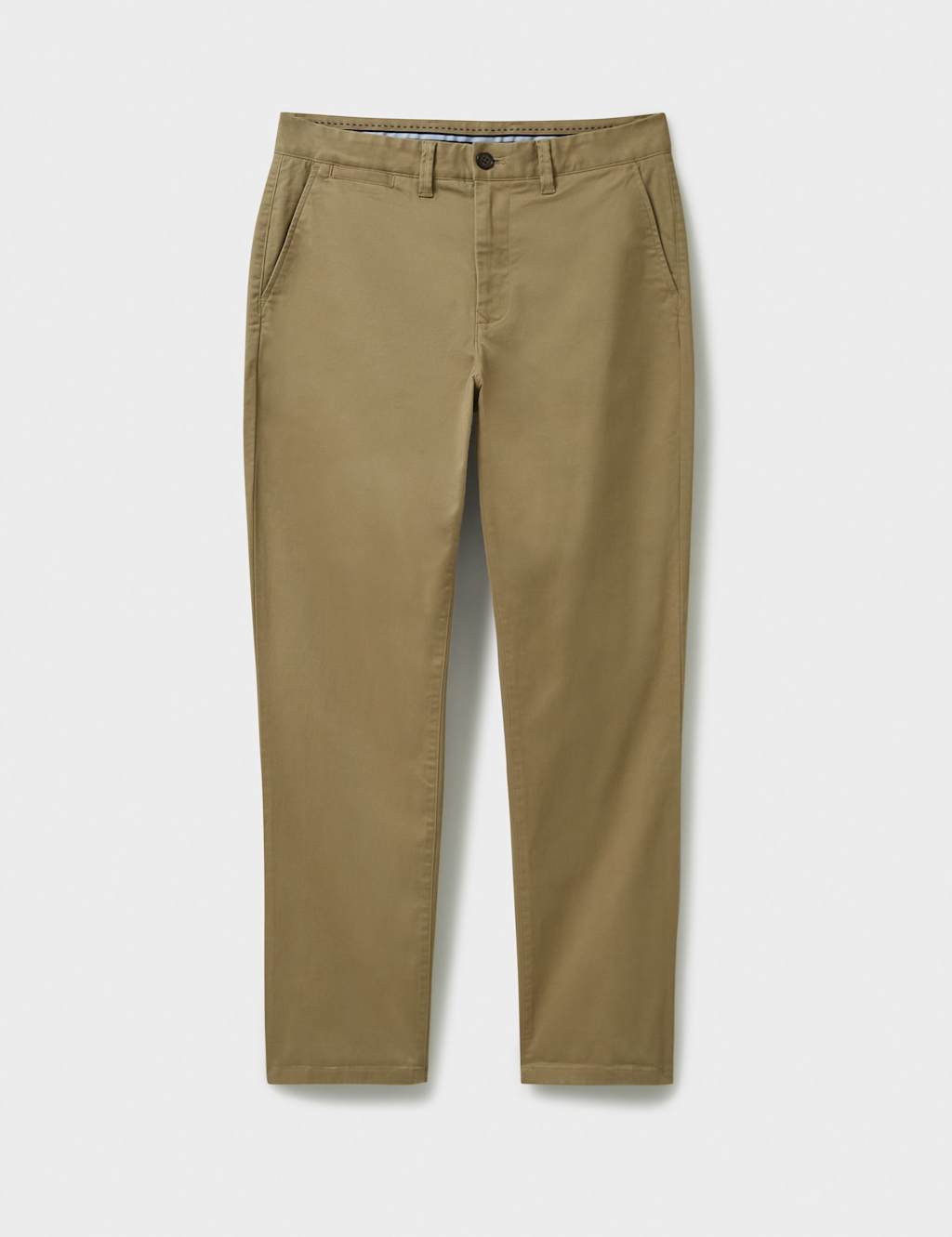 Crew Clothing Straight Fit Heritage Chinos Brown