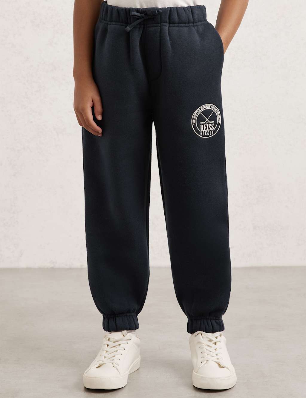 Reiss Cotton Rich Cuffed Joggers (3-14 Yrs) Dark Blue