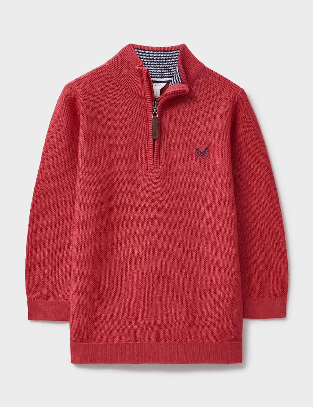 Pure Cotton Half Zip Jumper (3-12 Yrs)