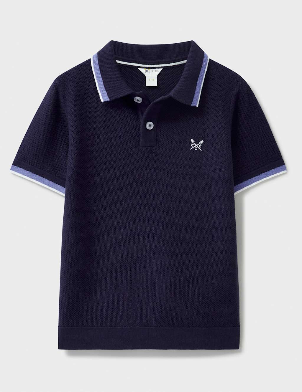 Pure Cotton Knitted Polo Shirt (3-12 Yrs)