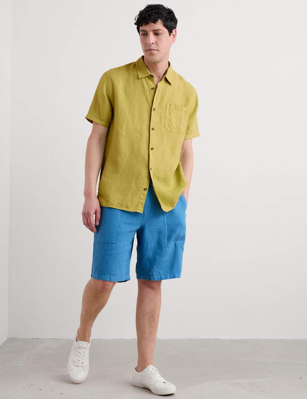 Pure Linen Lightweight Shorts