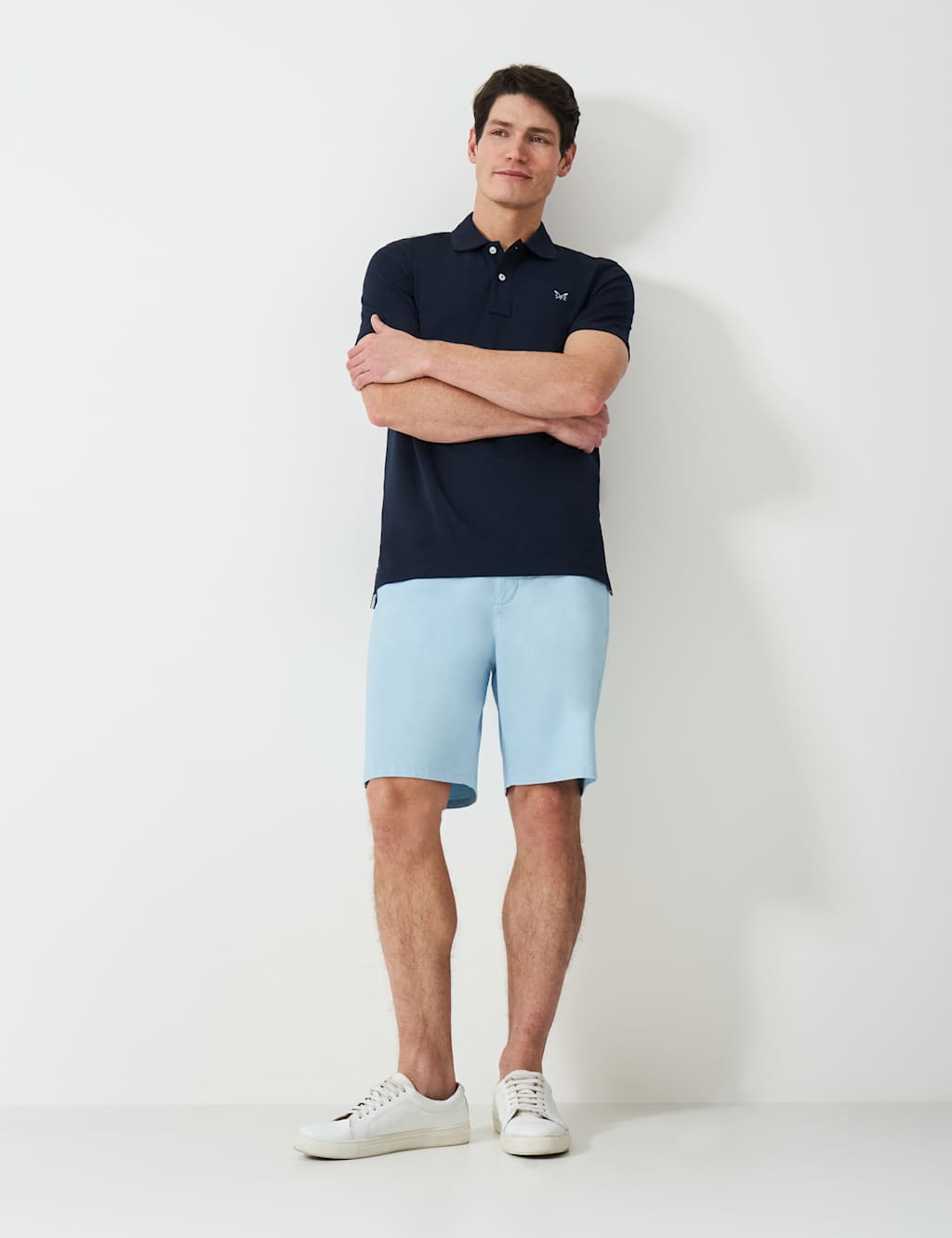 Cotton Rich Stretch Bermuda Chino Shorts