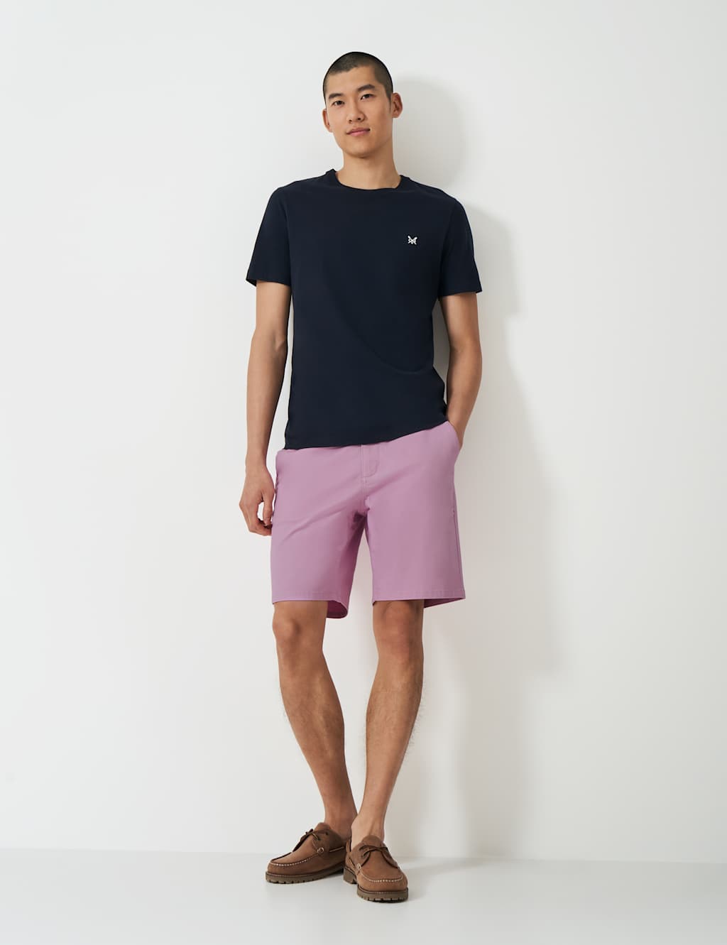 Cotton Rich Stretch Bermuda Chino Shorts