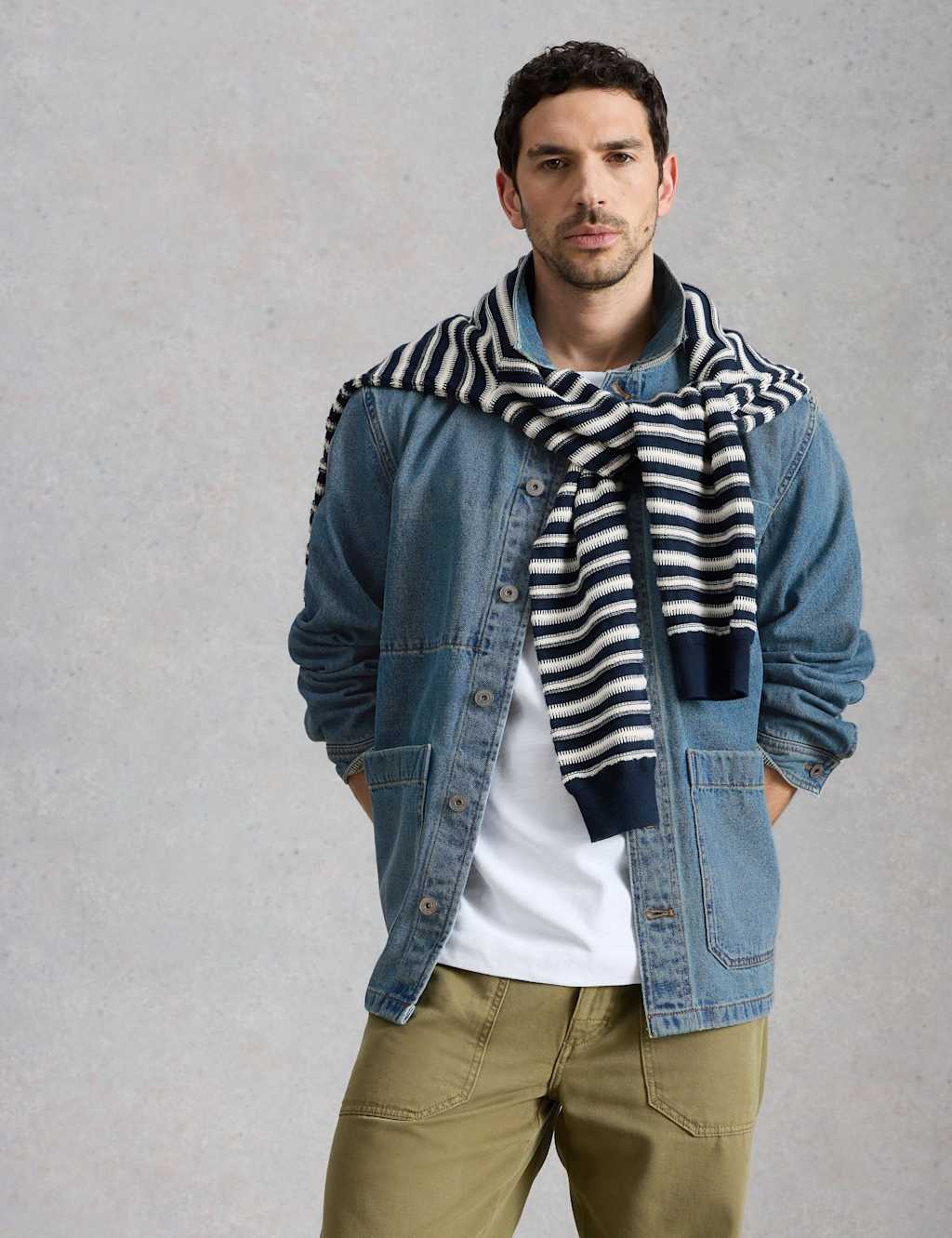 White Stuff Men's Denim Jacket - M - Blue Denim - Available at M&S