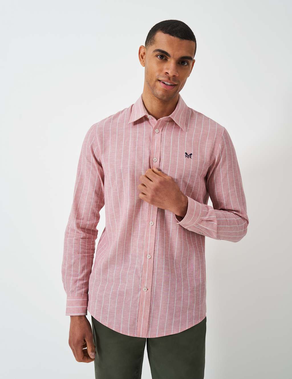 Linen Rich Striped Shirt