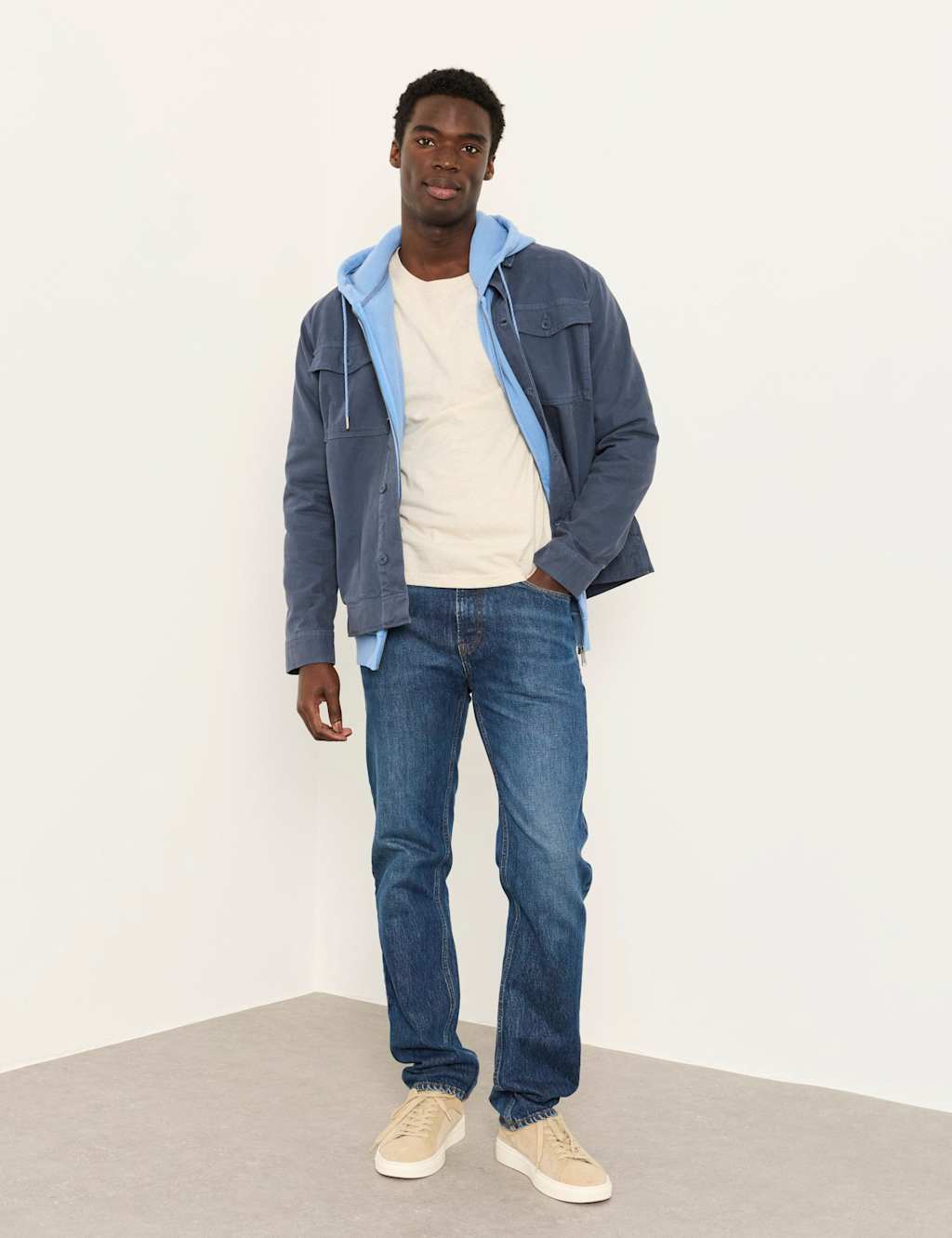 Fatface Men's Slim Fit Jeans - 34 - Denim - Available at M&S
