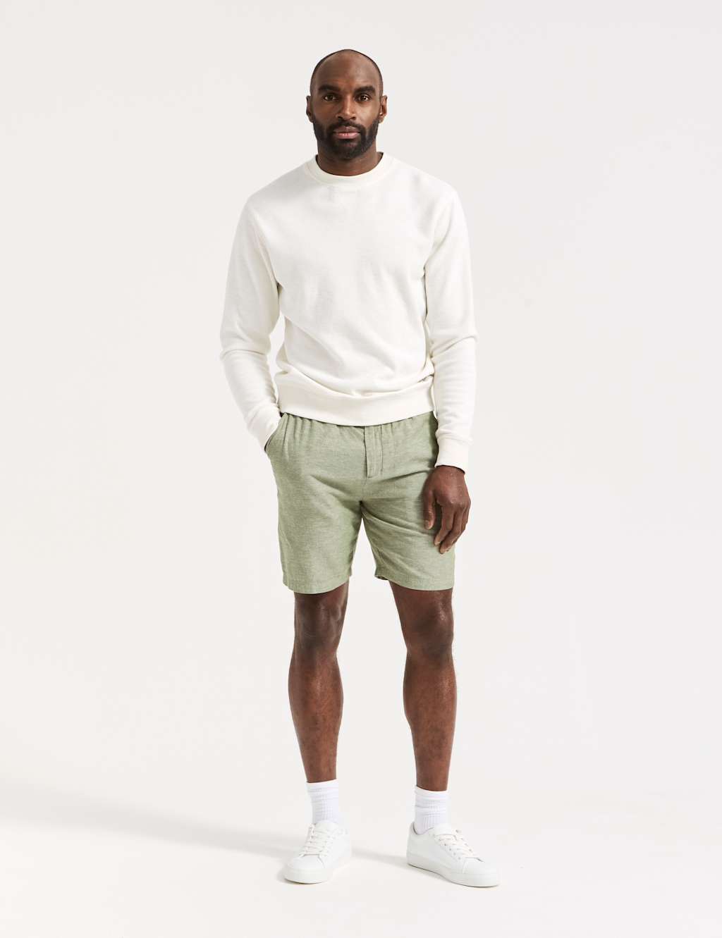 Cotton Rich Crew Neck Sweatshirt