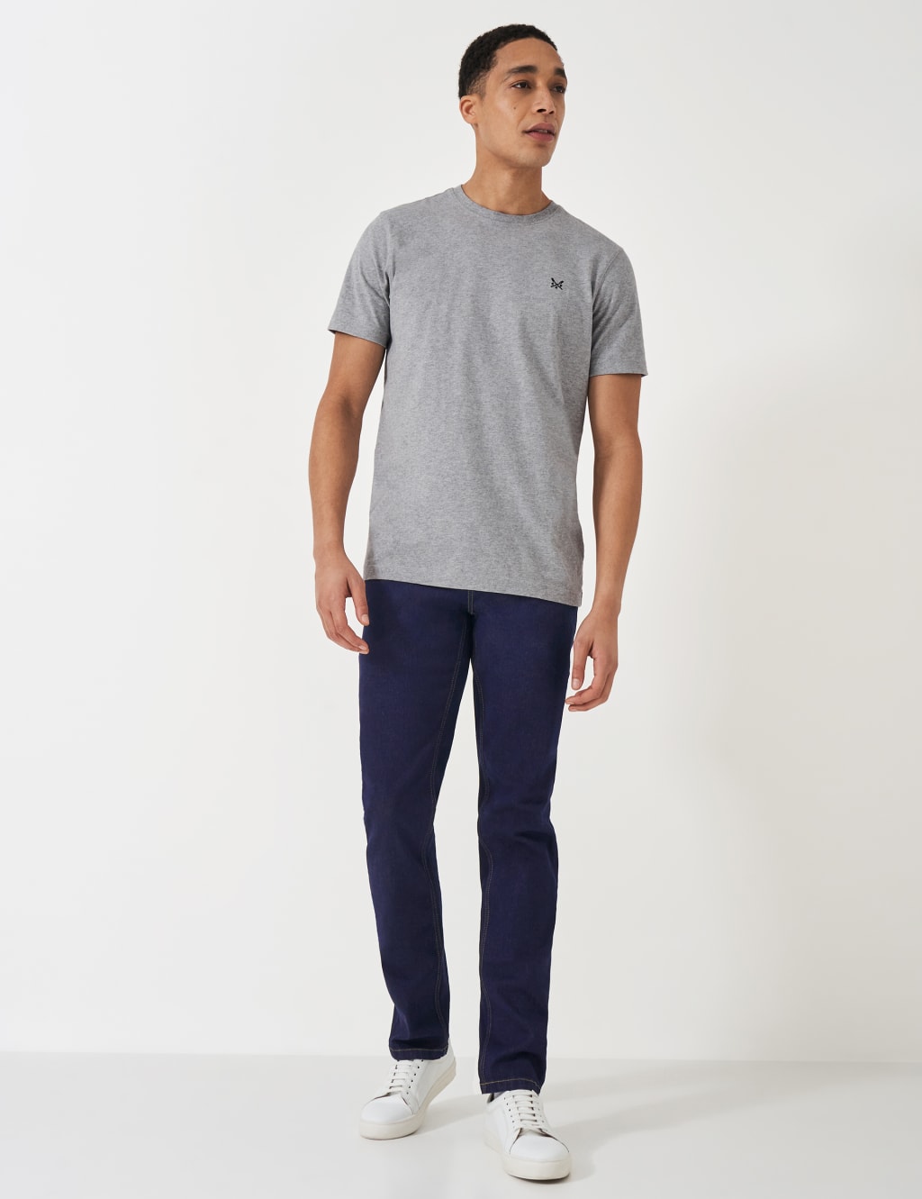 Straight Fit Denim 5 Pocket Jeans