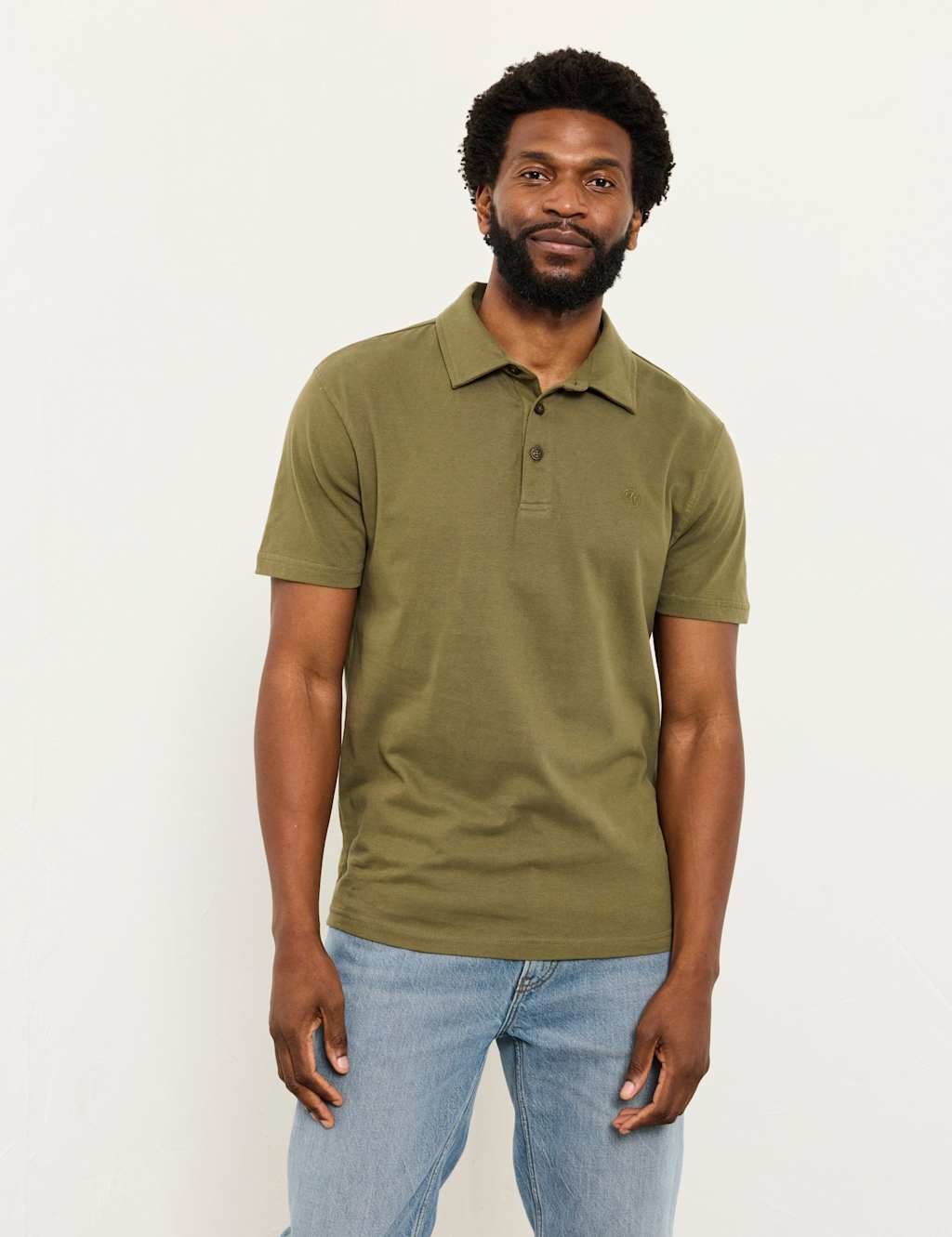 Fatface Men's 2 Pack Pure Cotton Polo Shirts - L - Navy Mix - Available at M&S