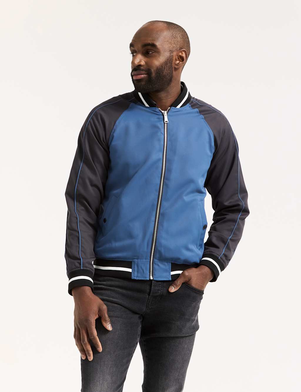 Reversible Printed Bomber Jacket