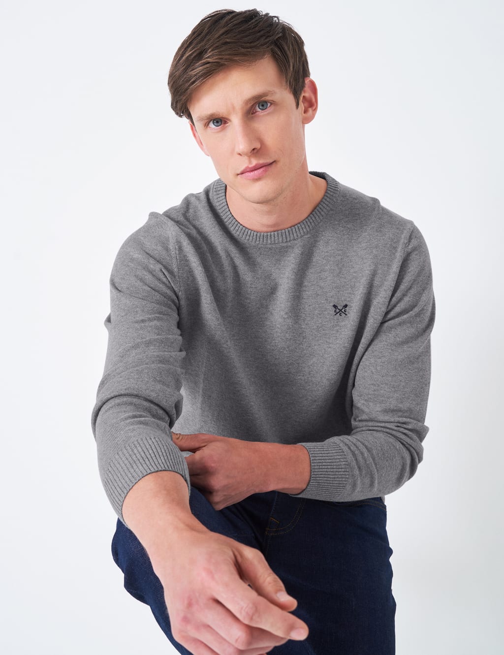 Cotton Crew Neck Jumper