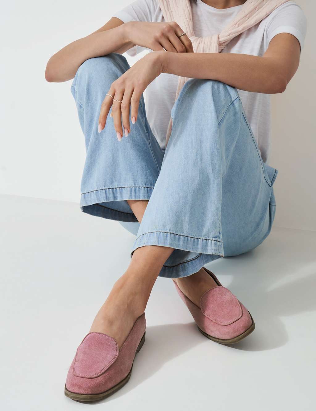 Suede Loafers