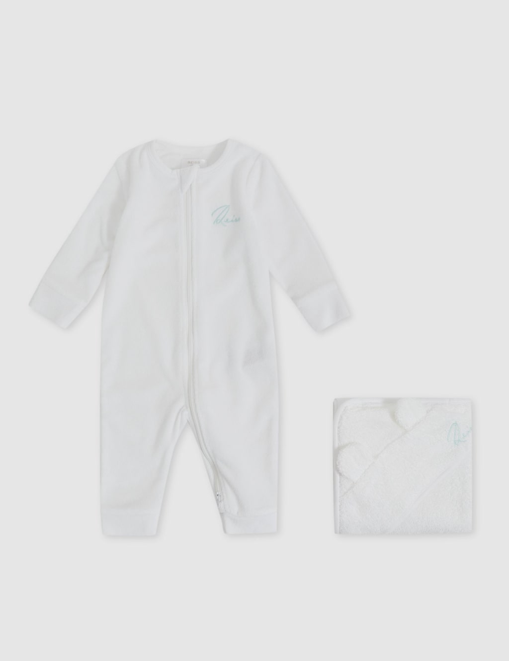 2pc Sleepsuit & Hooded Towel Set (0-24 Mths)