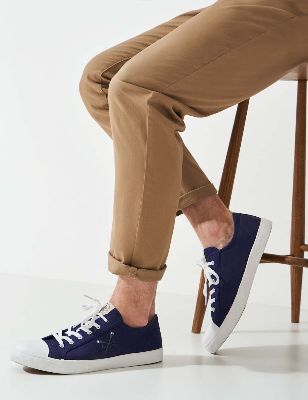 Canvas Lace Up Trainers