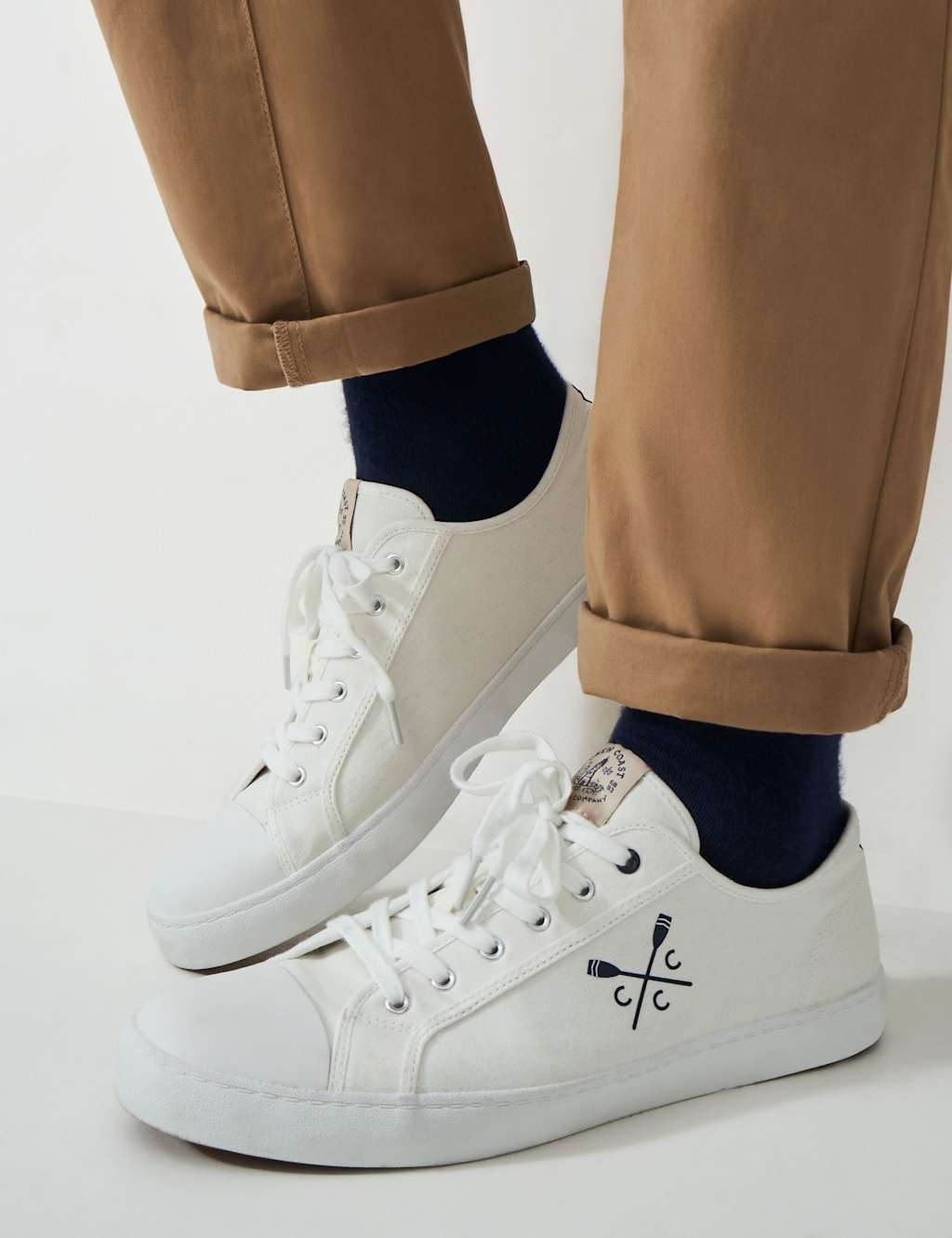 Canvas Lace Up Trainers