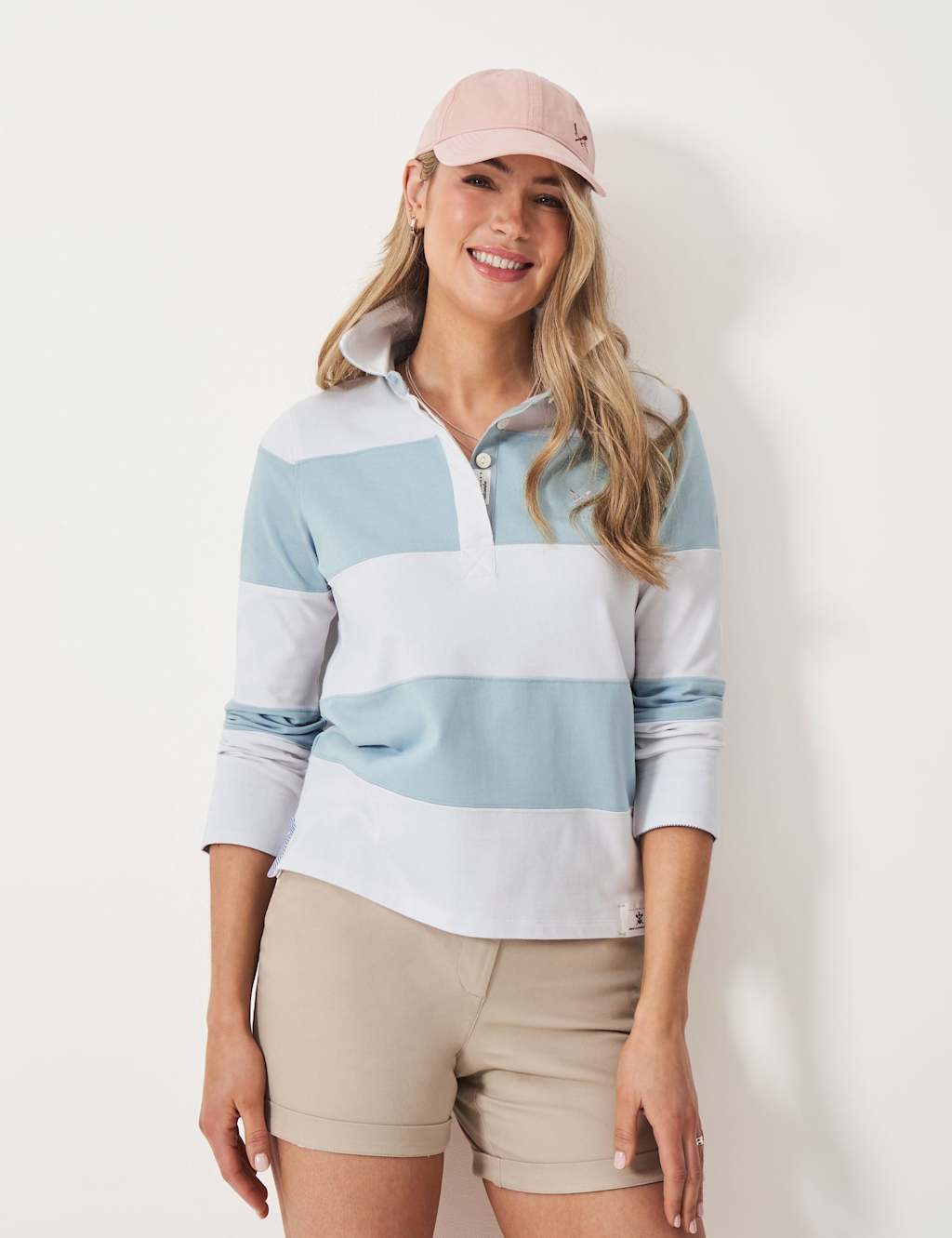 Pure Cotton Striped Rugby Top