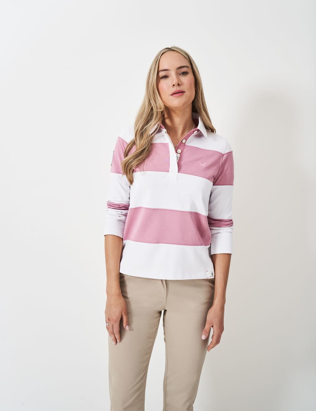 Pure Cotton Striped Rugby Top