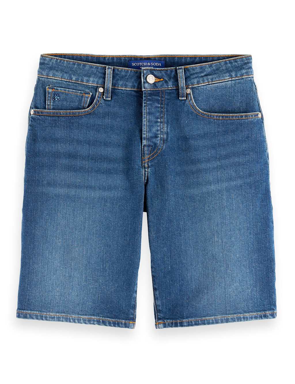 Scotch & Soda Denim Shorts Navy