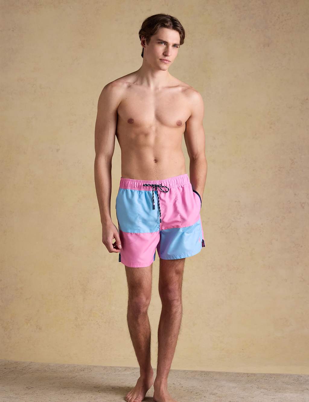 Joules Men's Patchwork Swim Shorts - S - Multi - Available at M&S