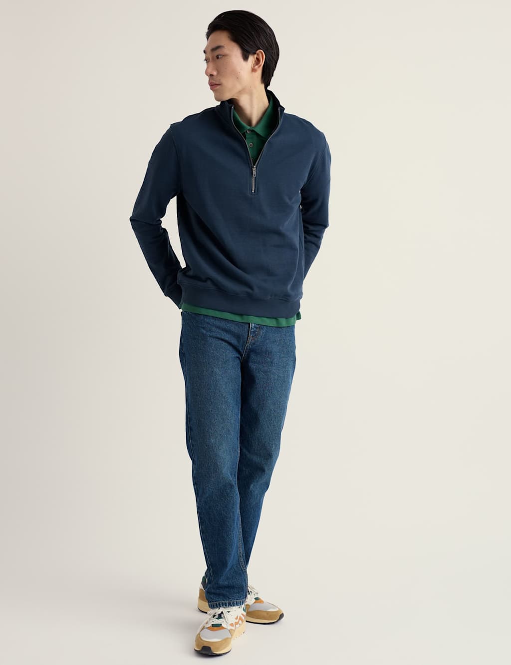 Seasalt Cornwall Men's Pure Cotton Pique Polo Shirt - XL - Green - Available at M&S