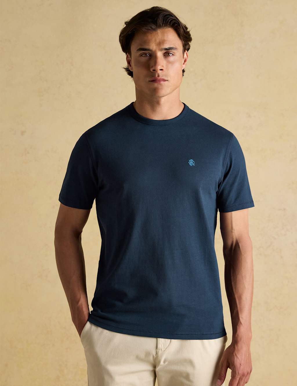 Joules Pure Cotton T-Shirt Navy