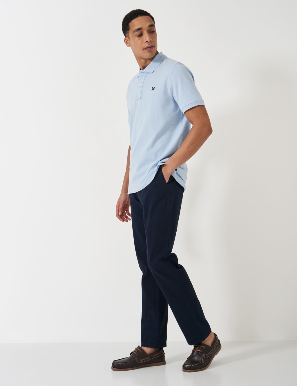 Crew Clothing Regular Fit Chinos Dark Navy