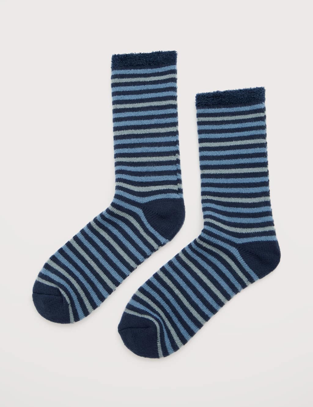 Seasalt Cornwall Striped Socks Blue Mix