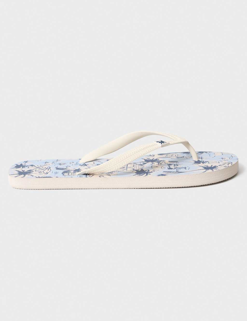 Crew Clothing Men's Flip Flops - M - Light Blue - Available at M&S
