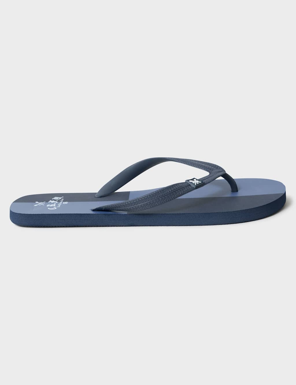 Crew Clothing Men's Flip Flops - S - Navy - Available at M&S