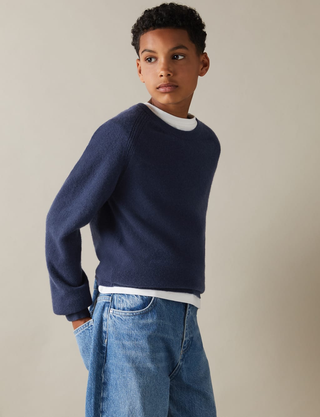 Boys blue jumper clearance